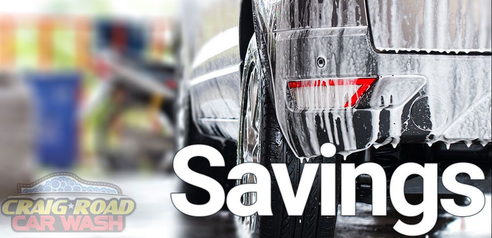 Everyday savings at Craig Road Car Wash